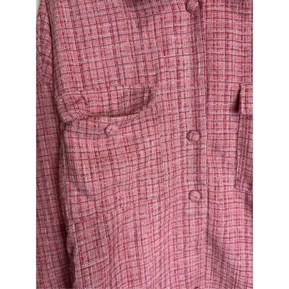 Rose Pink Tweed Short Set - Picture 6 of 10